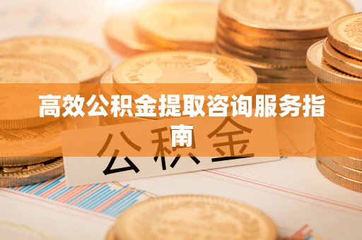 丰宁高效公积金提取咨询服务指南